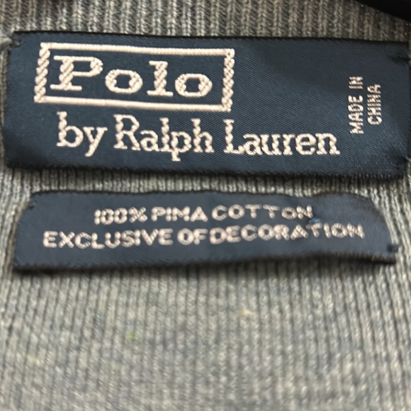 Polo by Ralph Lauren 100% Pima Cotton Men Long Sleeve Pullover Sweater. - Picture 6 of 6